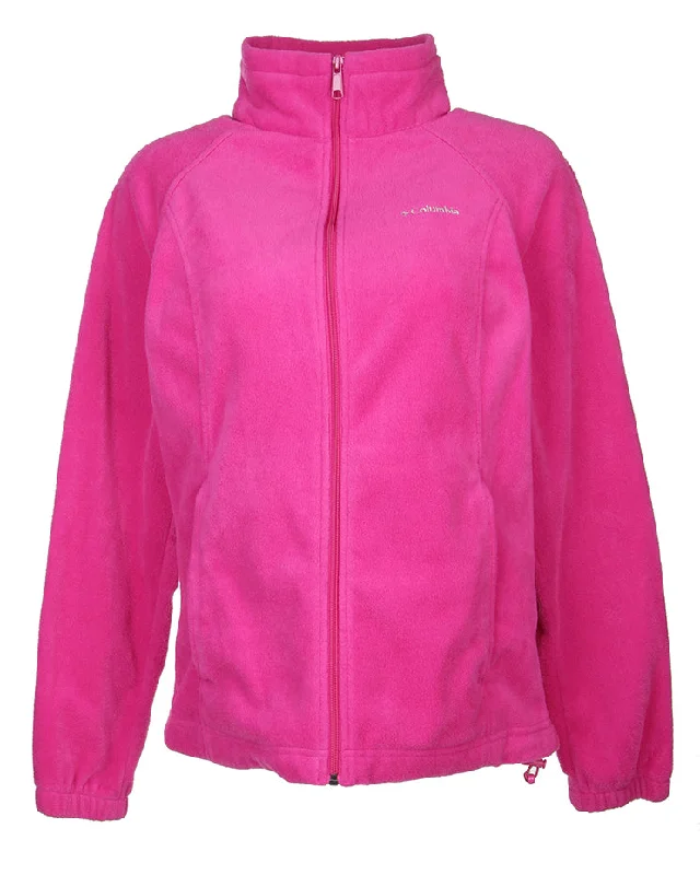 Columbia Pink Zip-up Fleece - L Classic pajama sets