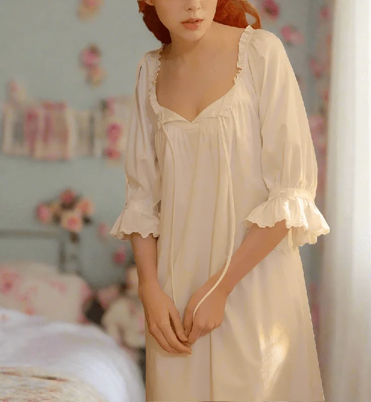 Victorian Sleepwear (S-L) Sleeveless pajama sets