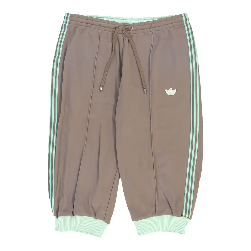 Adidas Cropped Sport Shorts - Small Grey Polyester Thanksgiving sweaters