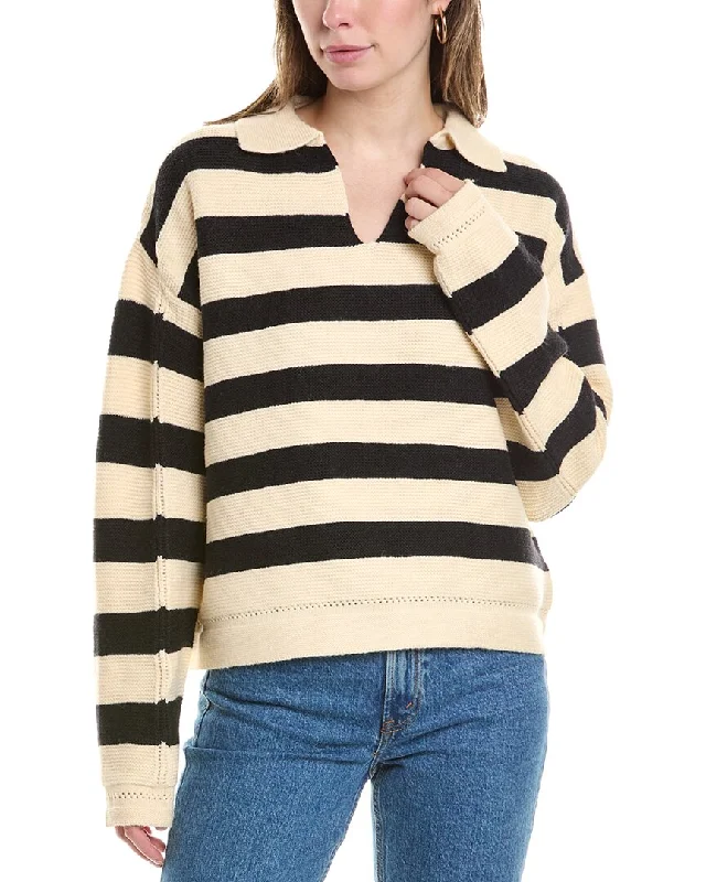 Avantlook Striped Pullover Expensive sweaters