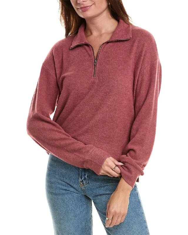 Socialite Evie 1/4-Zip Pullover Luxury sweaters