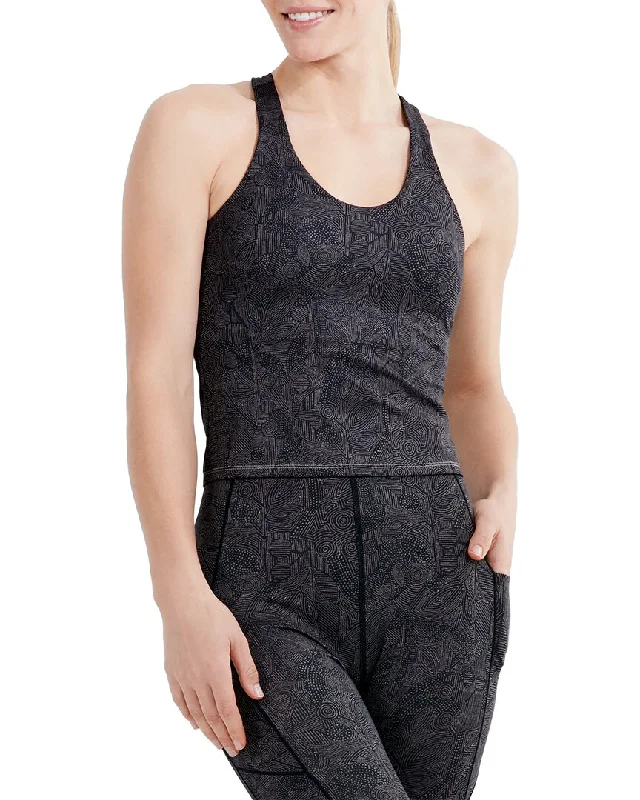 Nic+Zoe Flexfit Batik Geo Bra Tank Anti-pilling sweaters