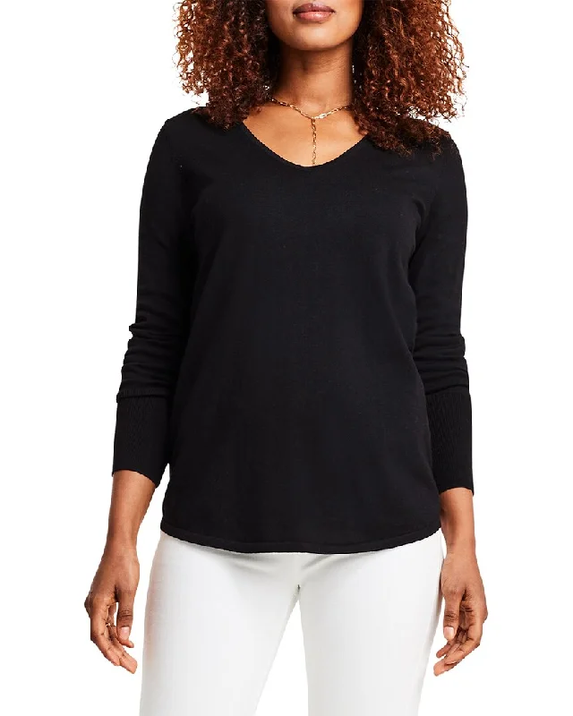 Nic+Zoe Petite Vital V-Neck Top North Face sweaters