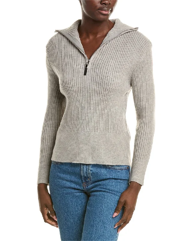 Femme Society 1/4-Zip Pullover Outdoor sweaters