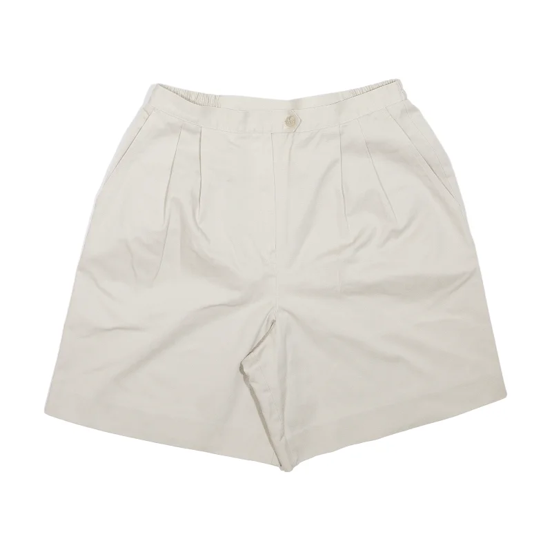 DAVID BROOKS Chino Shorts Cream Regular Womens M W30 Best sweaters for casual wear