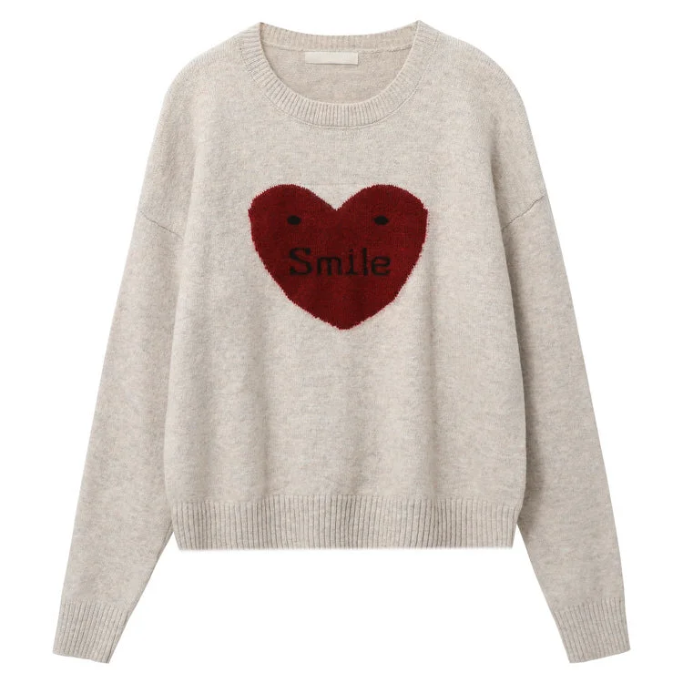 Soft Girl Warm Heart Sweater Thermal sweaters