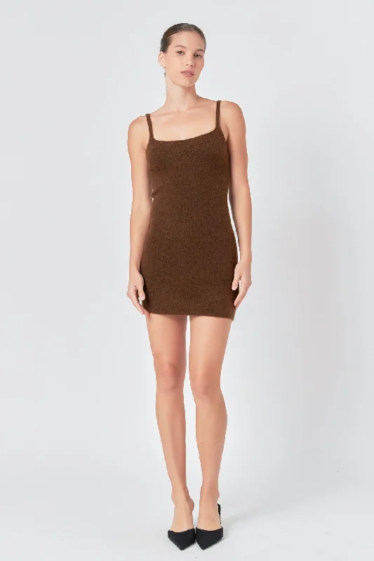 Knit Mini Dress Casual mini dresses