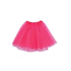 3 Layer Neon Pink Tutu Asymmetrical unclassified skirts