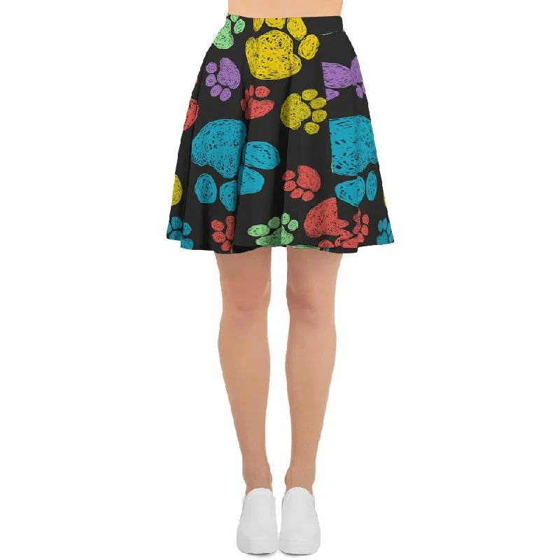 Doodle Paw Women's Skirt Beaded unclassified skirts