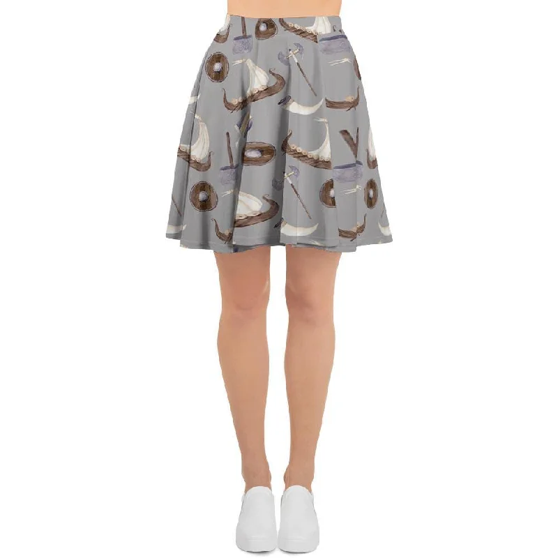 Drakkar Viking Ship Women's Skirt Ruched unclassified skirts