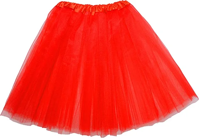 Tutu 3 Layer Red Plus size unclassified skirts