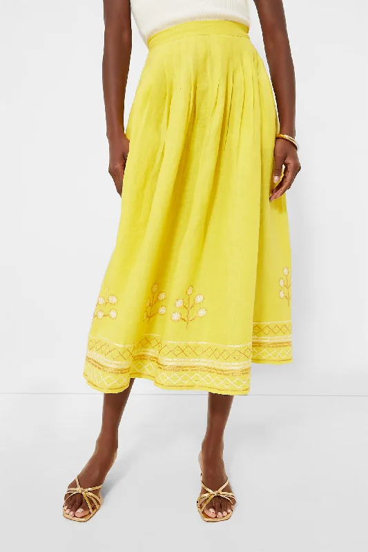 Yellow Zazou Skirt Bold pattern unclassified skirts