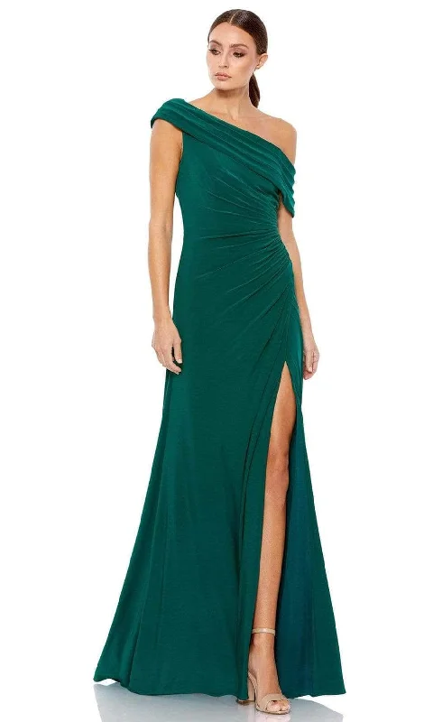 Ieena Duggal - 26517 Off-Shoulder Neckline High Slit Simple Prom Gown Best party dresses for wedding guests