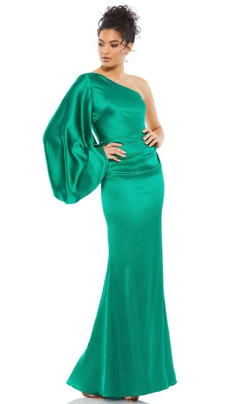 Ieena Duggal 26588 - Bishop Sleeve Sheath Evening Dress Edgy party dresses