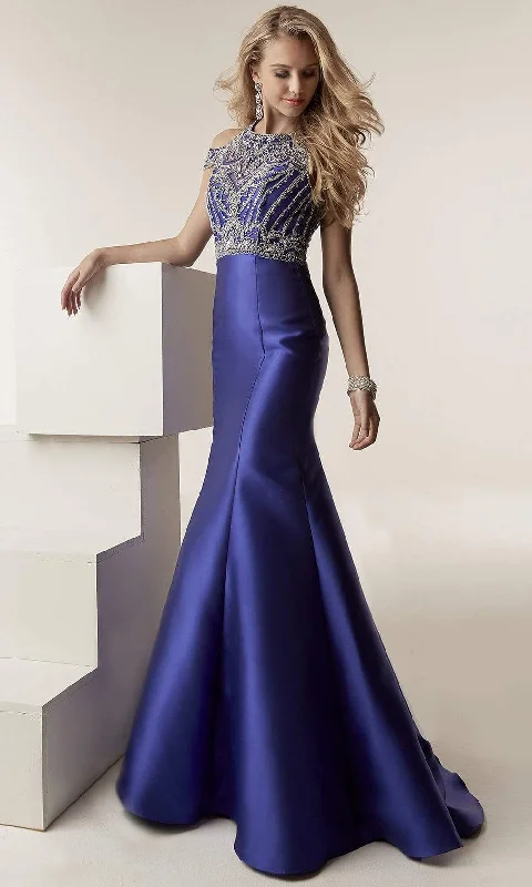 Jasz Couture - 6212 Intricate Embellished Bodice Cutout Gown Chic party dresses