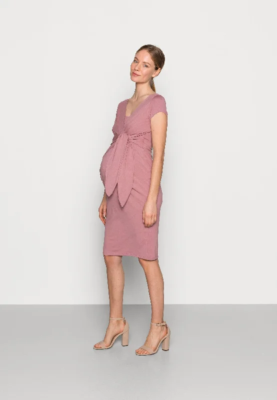 9fashion Dusty Pink Maternity & Nursing Dress Holly Trendy new unclassified dresses