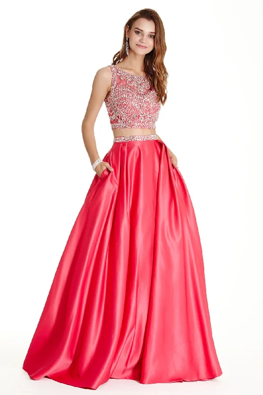 Aspeed Design -L1689 Beaded Two Piece Ball Gown Satin unclassified dresses