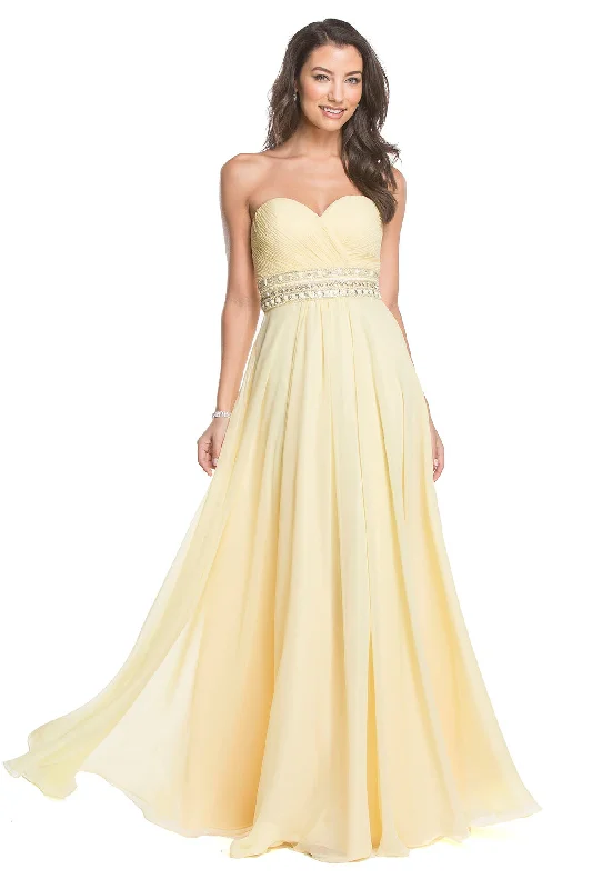 Aspeed Design -L1702 Strapless A Line Dress High-low unclassified dresses