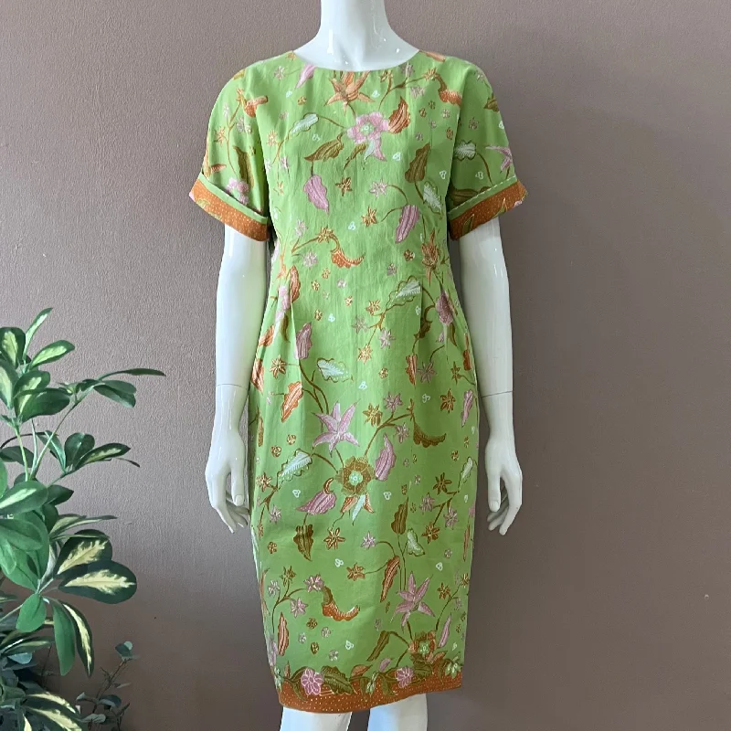 Batik Tulis Claire Dress - S Earthy tone unclassified dresses