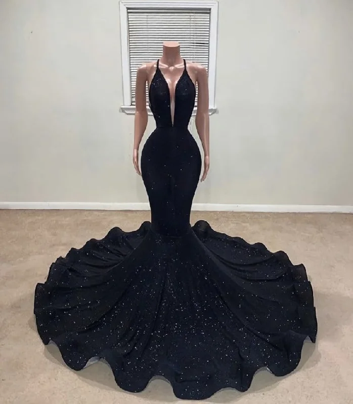 Black Mermaid Prom Dresses Winter unclassified dresses