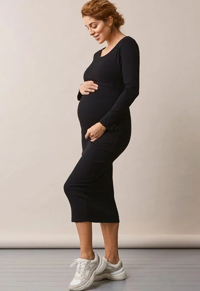 Boob Maternity & Nursing Signe Dress Black Beaded unclassified dresses