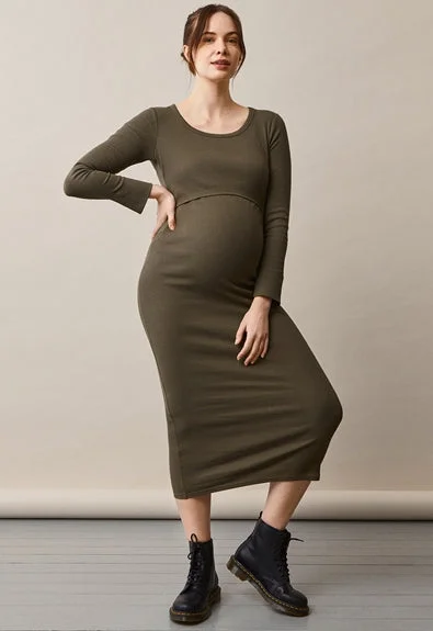 Boob Maternity & Nursing Signe Dress Pine Green Elegant evening unclassified dresses