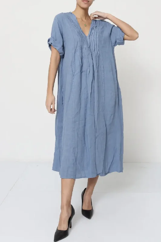 Casual Linen Dress Cotton unclassified dresses