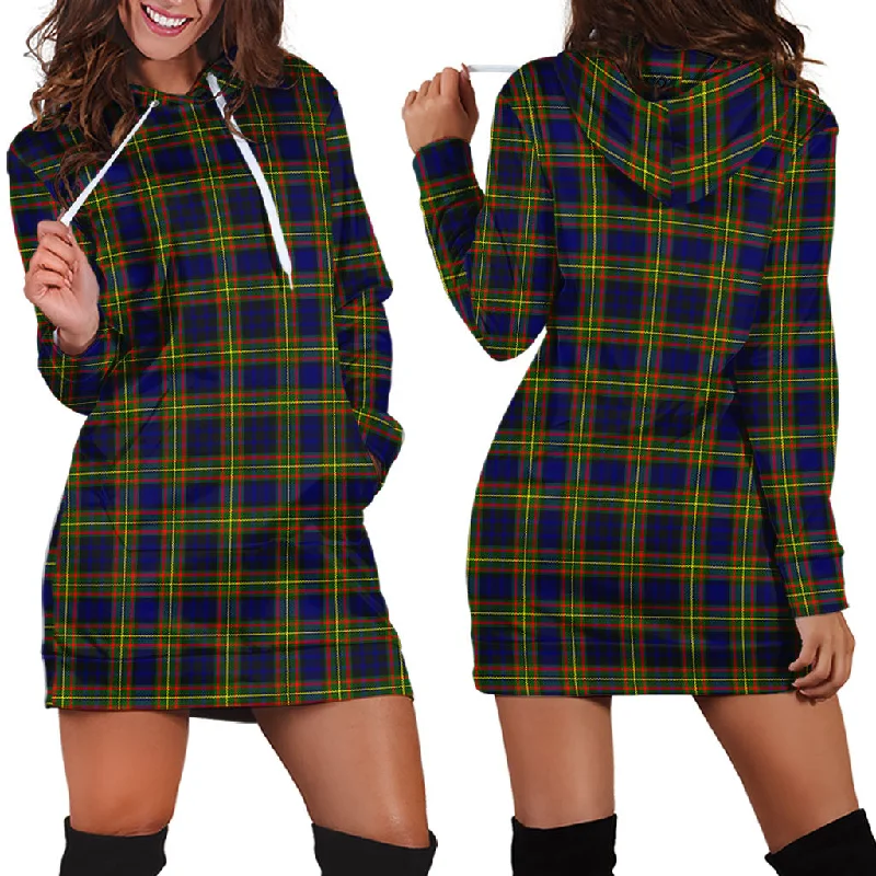 Clelland Modern Tartan Hoodie Dress Sequin unclassified dresses