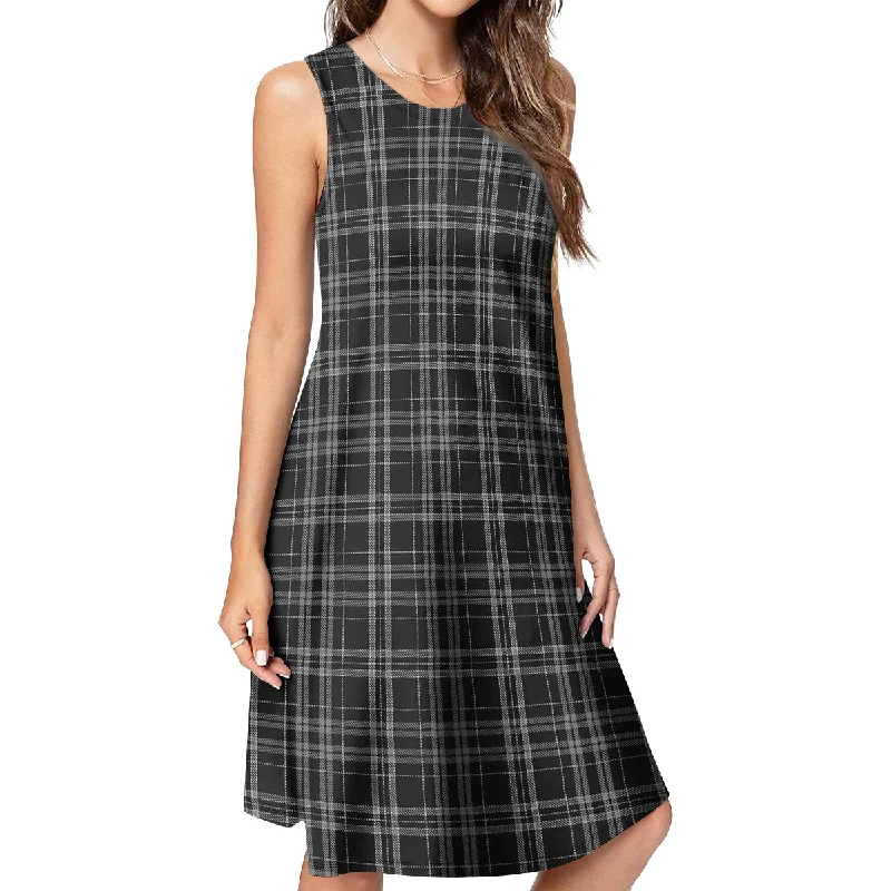 Clergy Grey Tartan Womens Casual Dresses Budget-friendly unclassified dresses