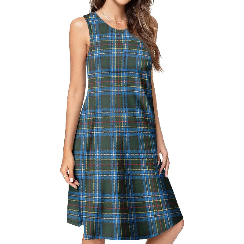 Cockburn Modern Tartan Womens Casual Dresses Stylish unclassified dresses