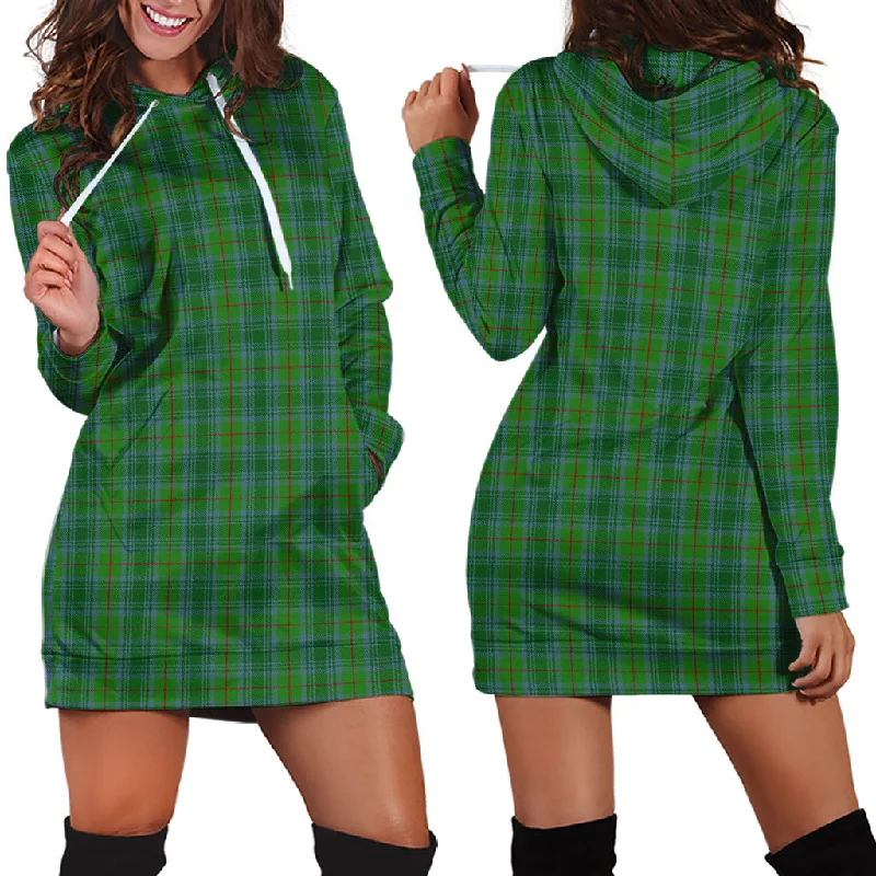 Cranston Tartan Hoodie Dress Mesh unclassified dresses