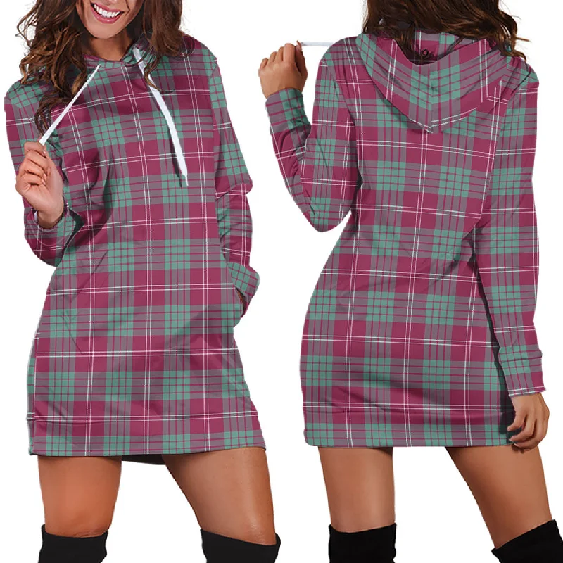 Crawford Ancient Tartan Hoodie Dress Breathable unclassified dresses