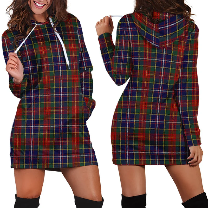 Crozier Tartan Hoodie Dress Earthy tone unclassified dresses