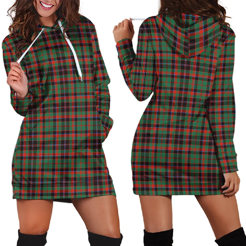 Cumming Hunting Ancient Tartan Hoodie Dress Long sleeve unclassified dresses