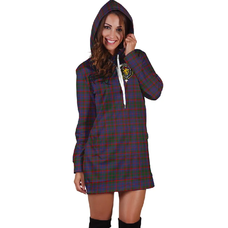 Cumming Tartan Hoodie Dress with Family Crest Petite unclassified dresses