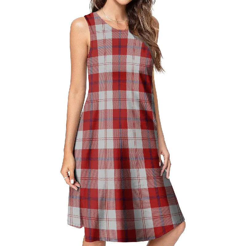 Cunningham Dress Tartan Womens Casual Dresses Party unclassified dresses