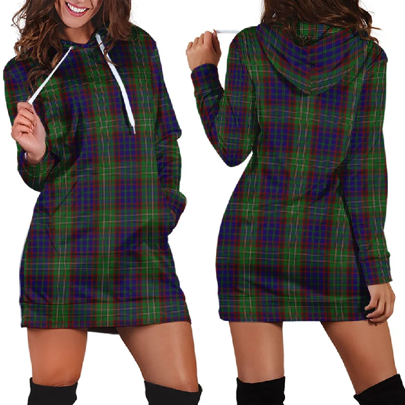 Cunningham Hunting Tartan Hoodie Dress Street style unclassified dresses