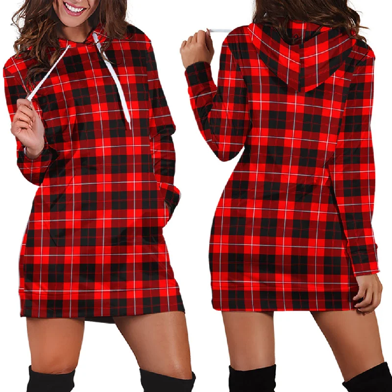 Cunningham Modern Tartan Hoodie Dress Stylish unclassified dresses