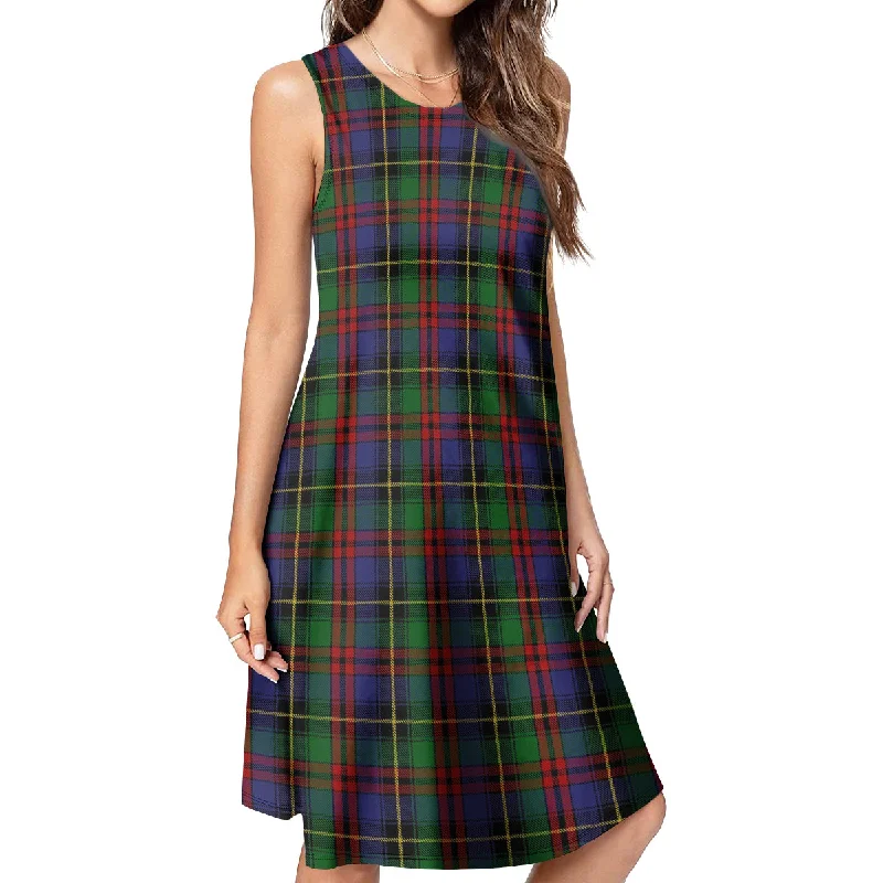 Deas Tartan Womens Casual Dresses Soft fabric unclassified dresses