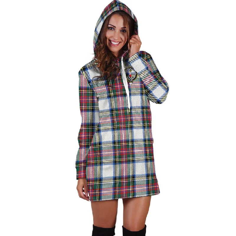 Dennistoun Tartan Hoodie Dress with Family Crest Graduation unclassified dresses