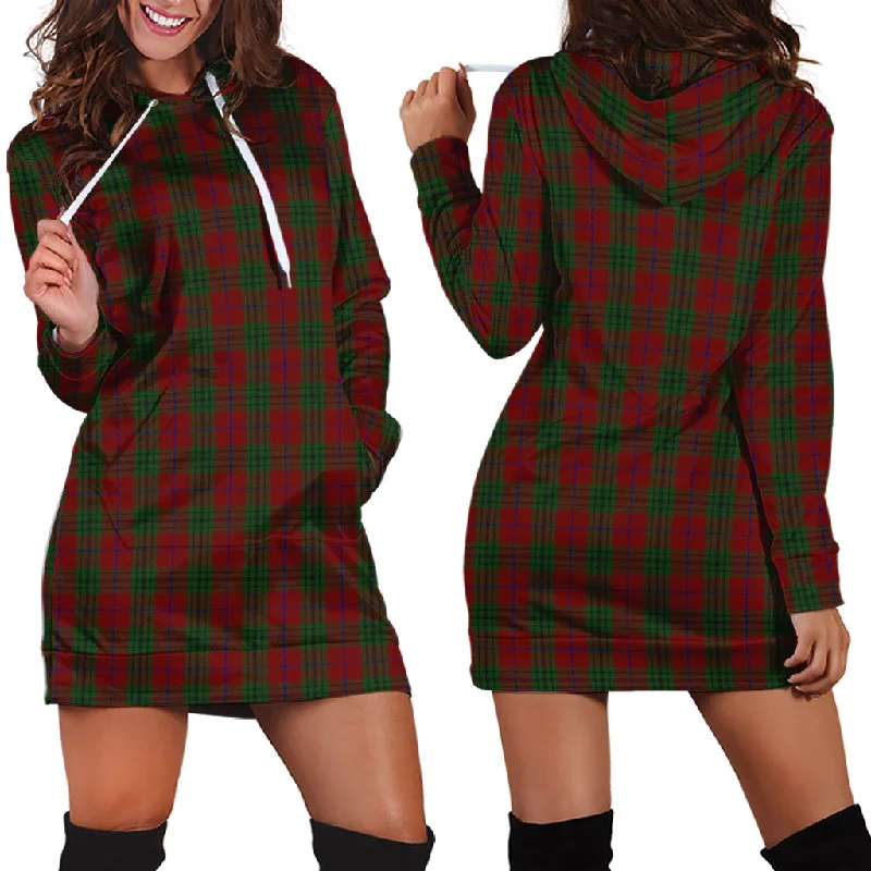 Denny Tartan Hoodie Dress Trendy unclassified dresses