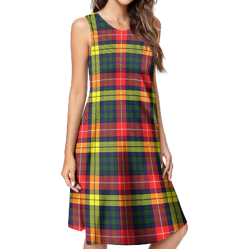 Dewar Tartan Womens Casual Dresses Gothic unclassified dresses