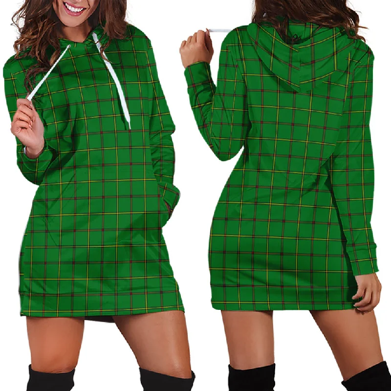 Don Tartan Hoodie Dress Floral unclassified dresses