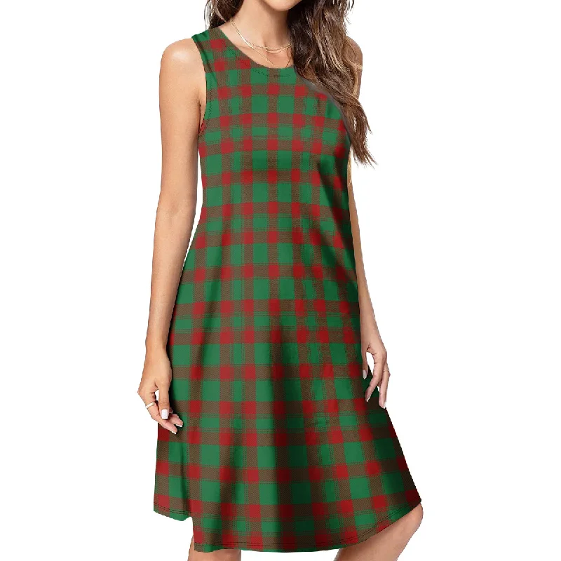 Donachie Tartan Womens Casual Dresses Vintage unclassified dresses