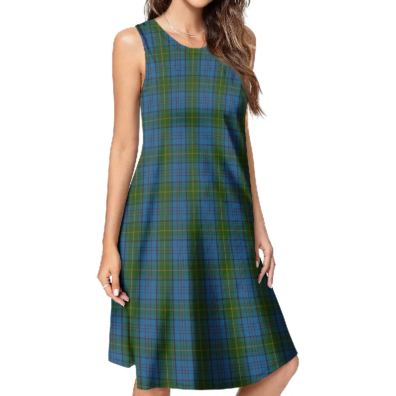 Donegal County Ireland Tartan Womens Casual Dresses Breathable unclassified dresses