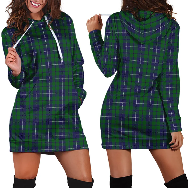 Douglas Green Tartan Hoodie Dress Festival unclassified dresses