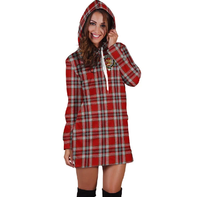 Drummond of Perth Dress Tartan Hoodie Dress with Family Crest Fall unclassified dresses