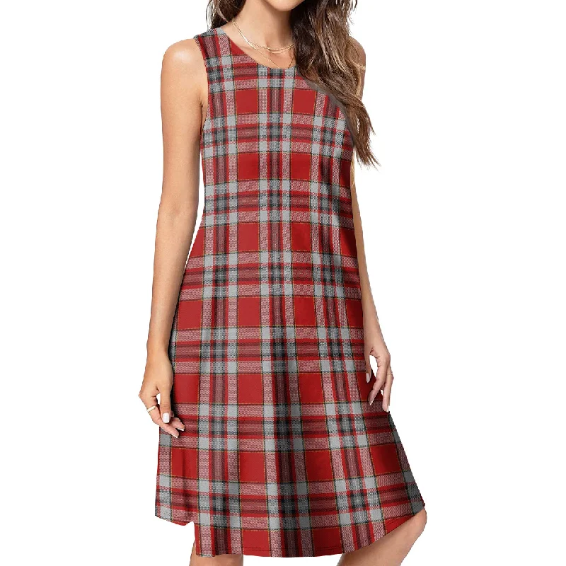 Drummond of Perth Dress Tartan Womens Casual Dresses Flowy unclassified dresses