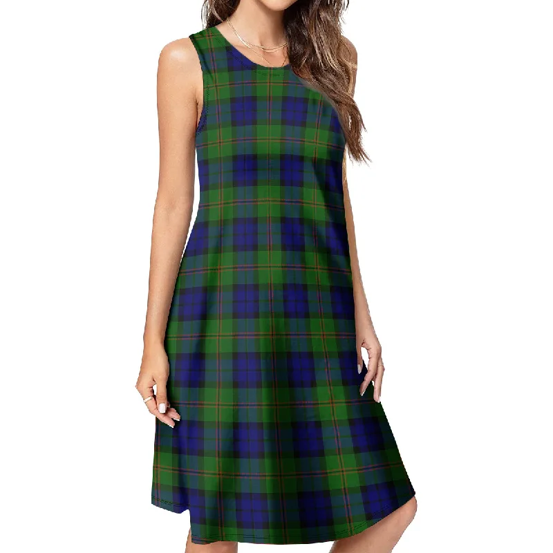 Dundas Modern Tartan Womens Casual Dresses Casual unclassified dresses