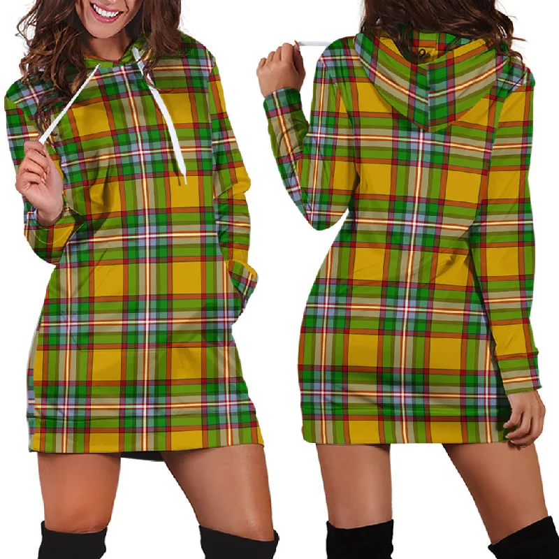 Essex County Canada Tartan Hoodie Dress Knitted unclassified dresses